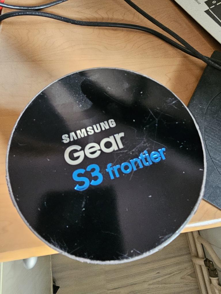 Samsung Galaxy Watch S3 frontier Zwart, Gebruikt, Hartslag, Zwart, Ophalen of Verzenden