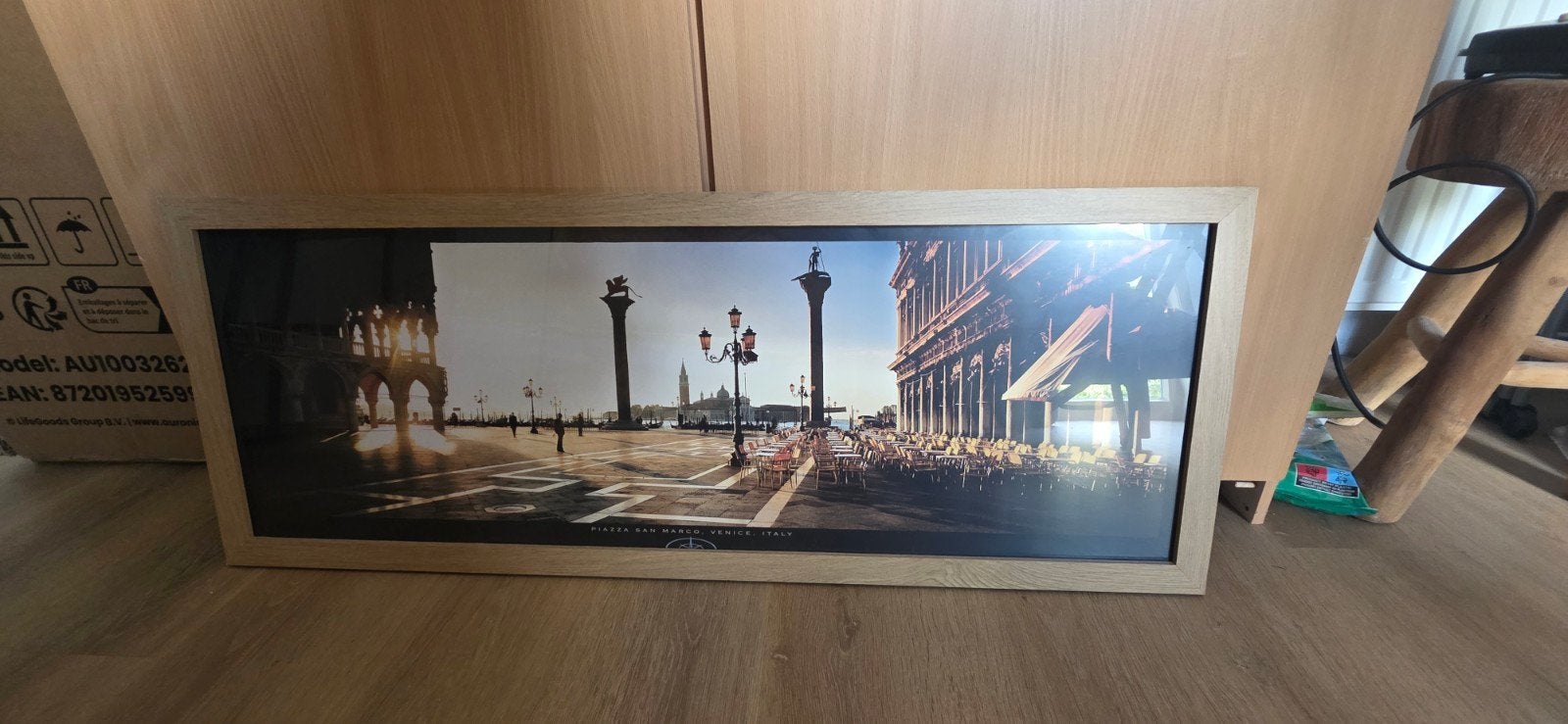 Venetië panorama schilderij, Ophalen of Verzenden, Zo goed als nieuw, Schilderij