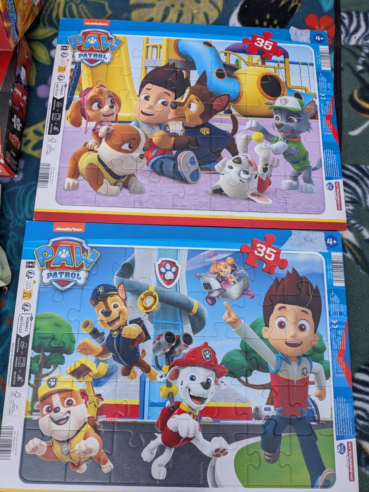 Paw Patrol Puzzels - 2 stuks (35 stukjes per puzzel), Ophalen