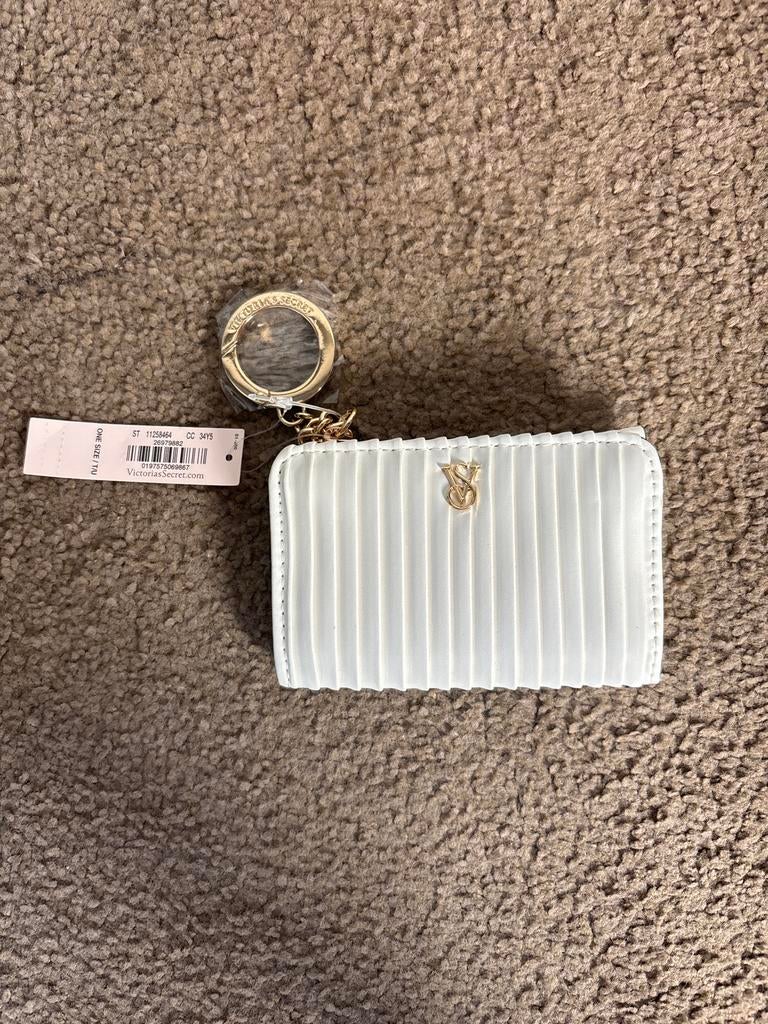 Victoria's Secret Portemonnee Wit met Sleutelhanger, Sieraden, Tassen en Uiterlijk, Portemonnees, Ophalen of Verzenden, Nieuw