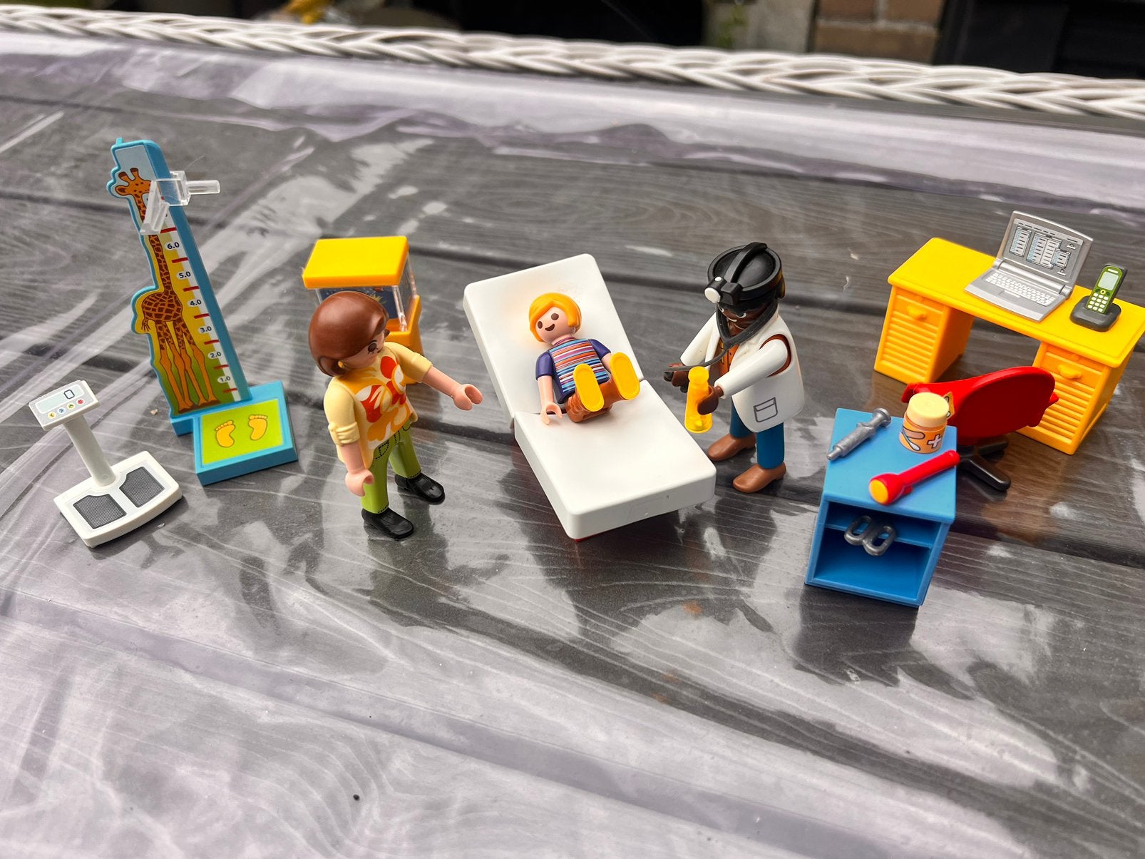 Kinderarts playmobil, Kinderen en Baby's, Ophalen, Zo goed als nieuw, Complete set