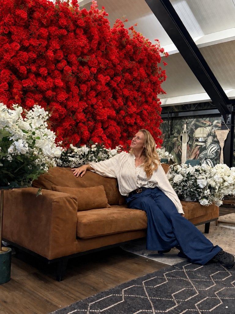 Flowerwall Rood Te huur, Ophalen, Nieuw