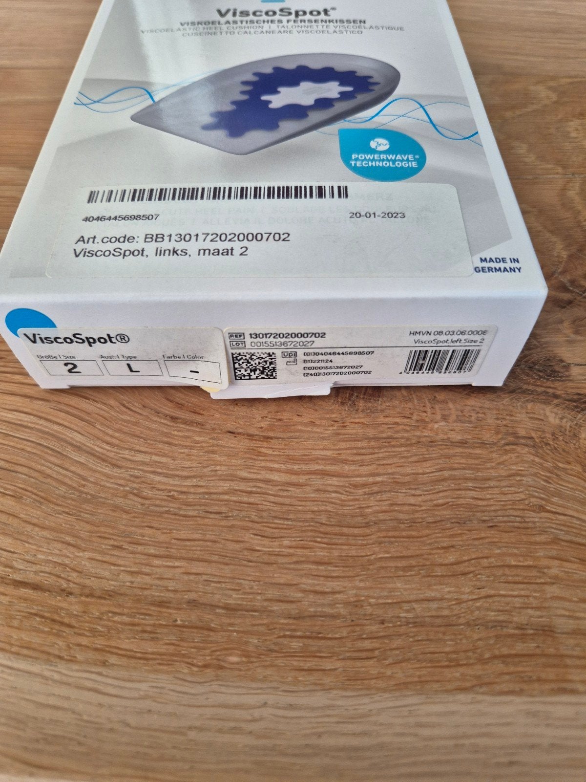Bauerfeind ViscoSpot Links Maat 2, Diversen, Braces, Ophalen of Verzenden, Nieuw