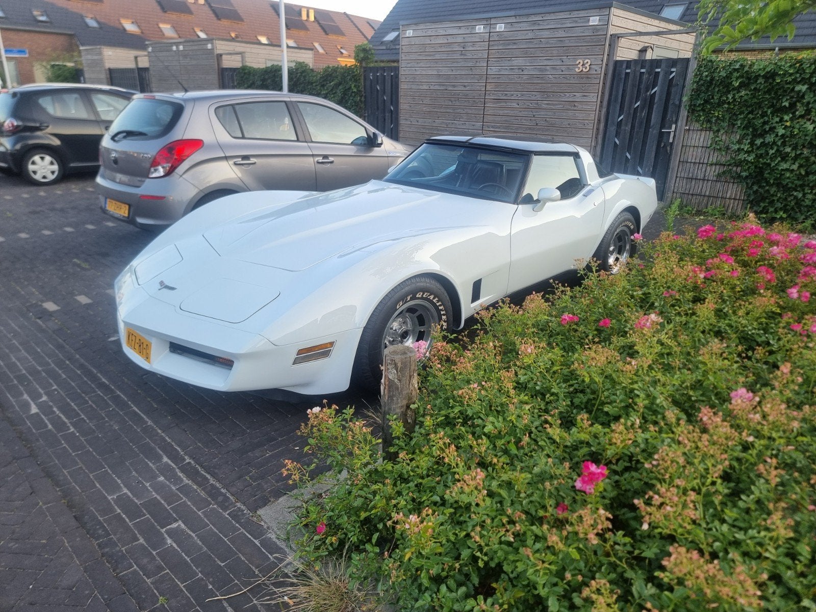 Chevrolet 1980 Wit, Auto's, Chevrolet, Particulier, Corvette, Benzine, Coupé, Automaat, Geïmporteerd, Wit, Overige kleuren, Leder