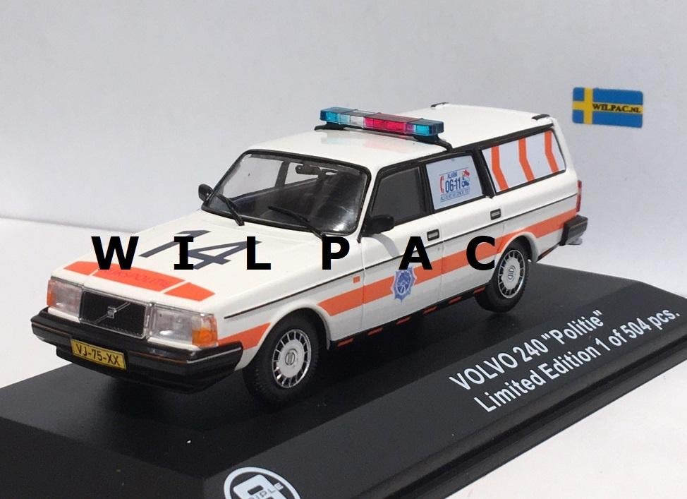 Volvo 245 1983 Rijkspolitie. Verkeersgroep. Groningen 1:43 ., Hobby en Vrije tijd, Modelauto's | 1:43, Ophalen of Verzenden, Nieuw