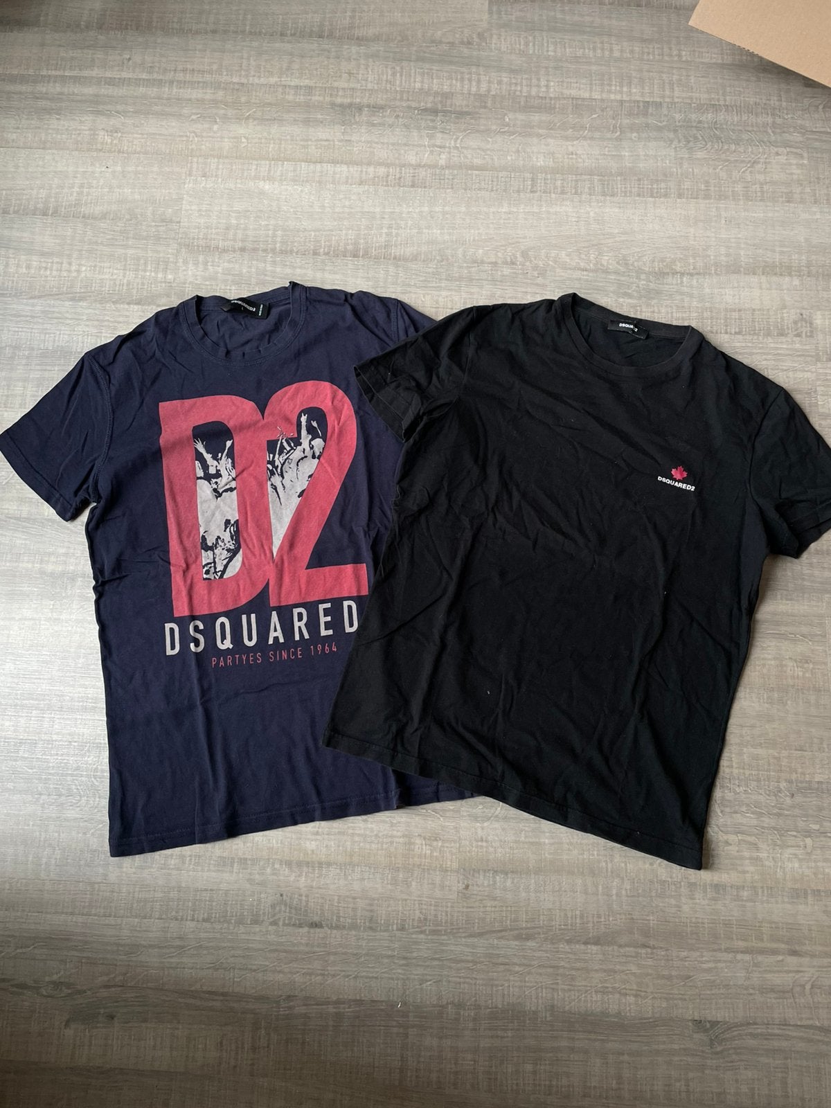 Dsquared t-shirts, Ophalen of Verzenden, Zo goed als nieuw, Maat 56/58 (XL), Zwart