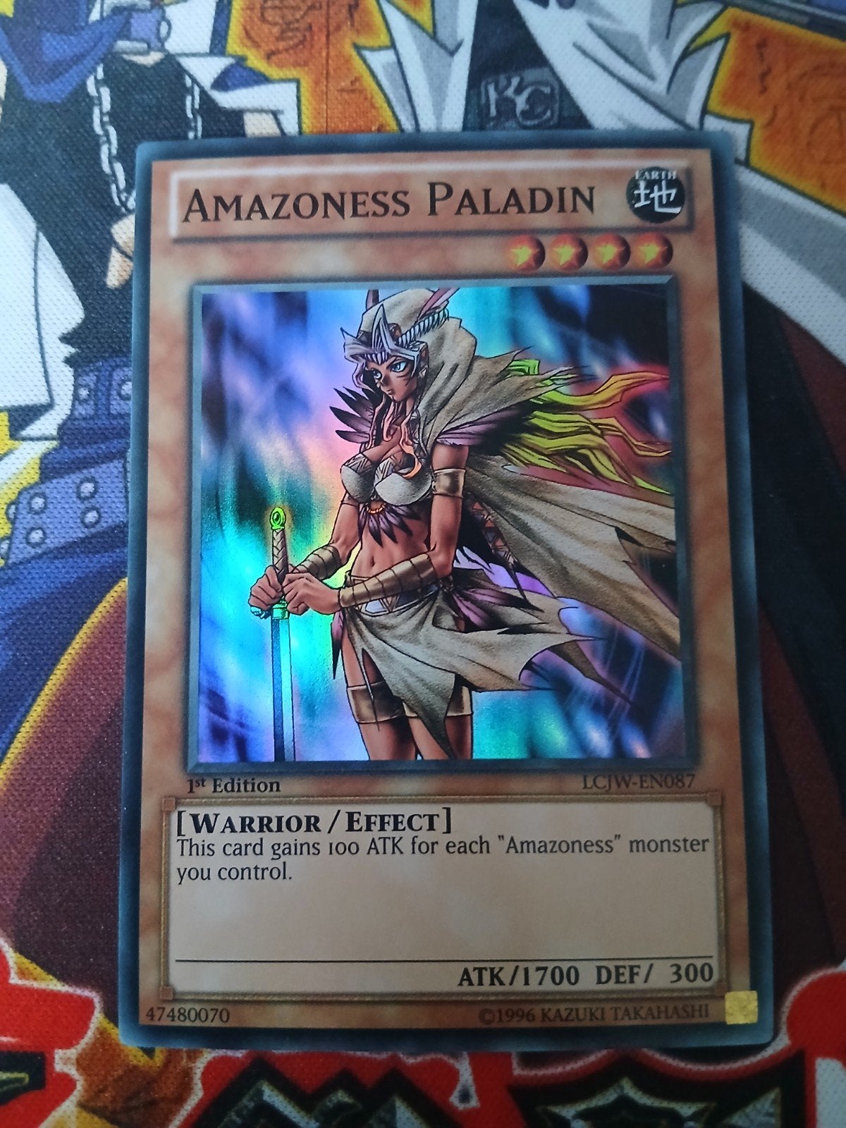 Amazoness Paladin - Super Rare LCJW - Yu-Gi-Oh, Hobby en Vrije tijd, Verzamelkaartspellen | Yu-gi-Oh!, Ophalen of Verzenden, Zo goed als nieuw