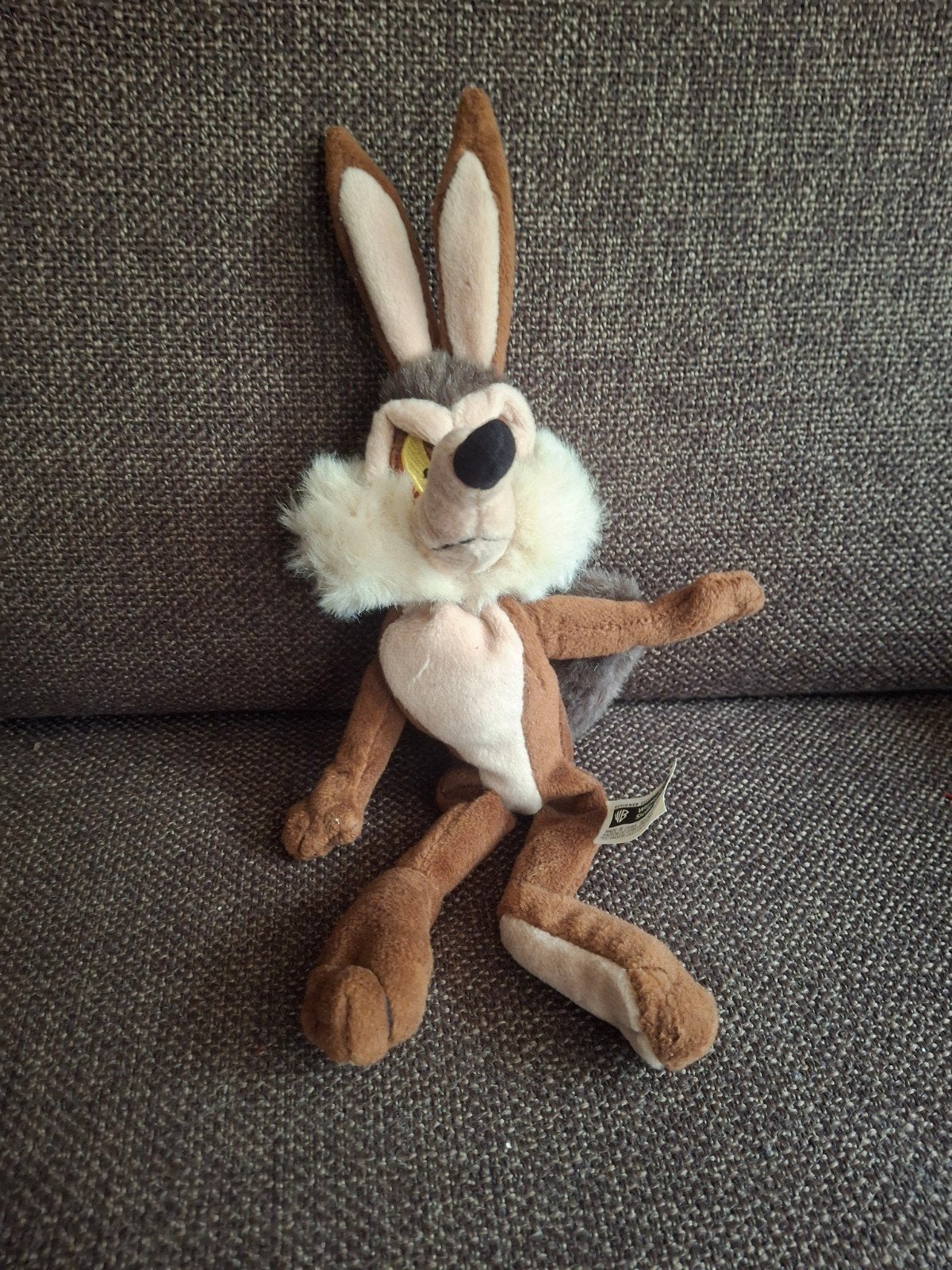 Roadrunner Warner Bros knuffel 1999, Ophalen of Verzenden, Zo goed als nieuw, Actiefiguur of Pop