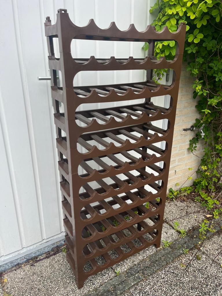 Kunststof wijnrek, Ophalen, Kunststof, Gebruikt, 25 flessen of meer
