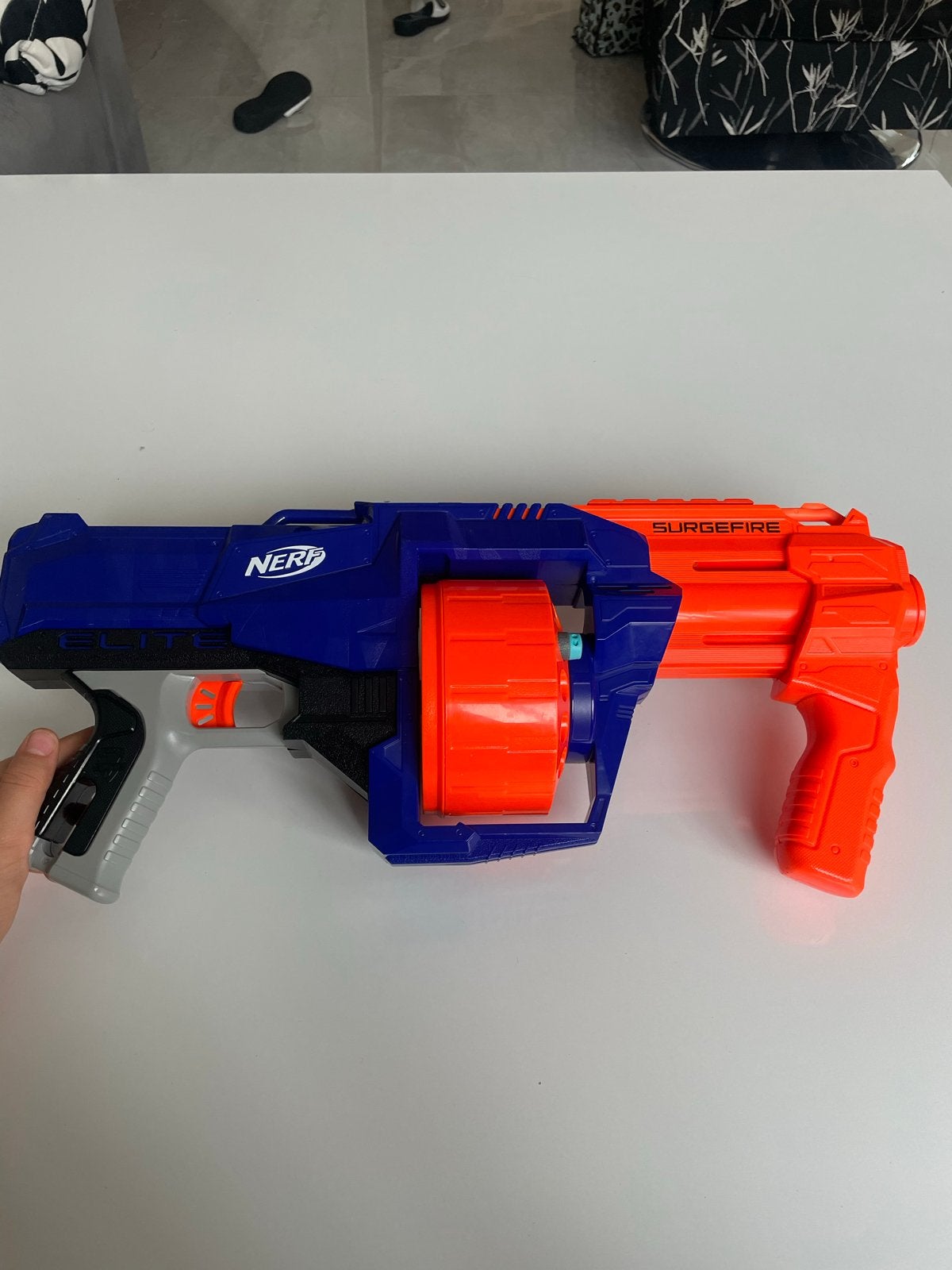 Nerf Elite Surgefire Blaster, Ophalen, Gebruikt, Jongen of Meisje