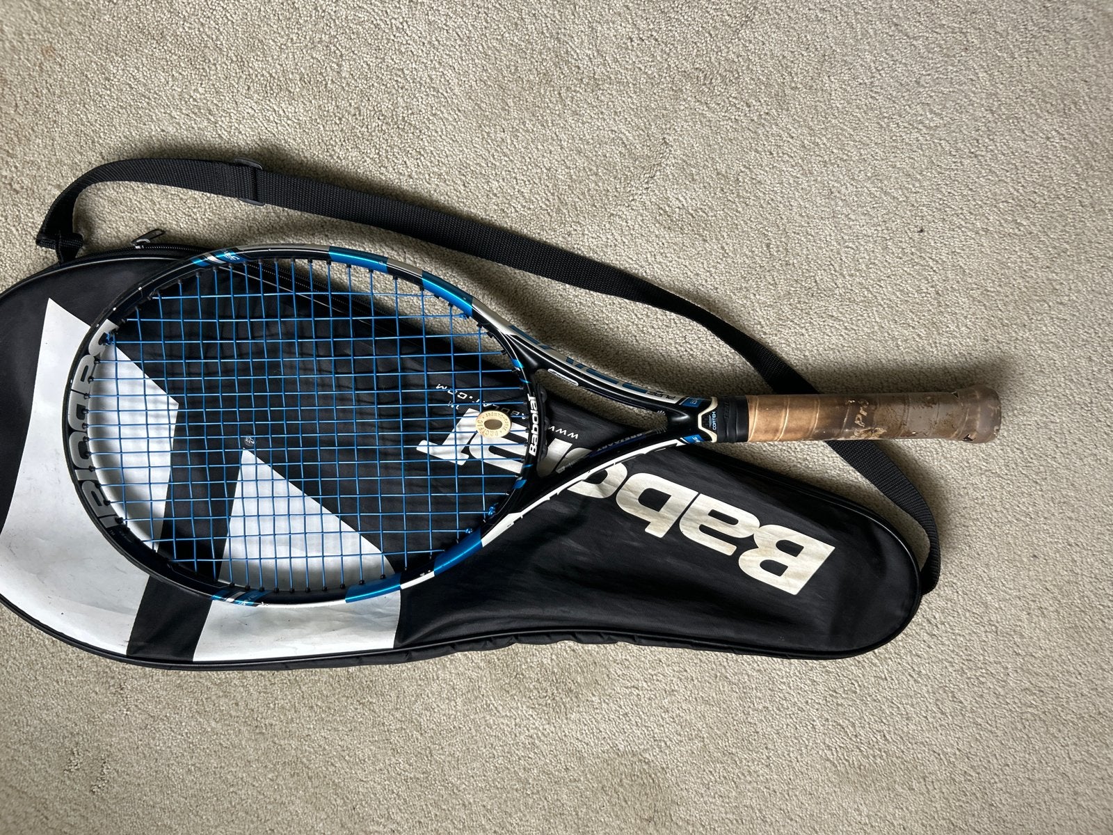 Babolat Tennisracket met hoes, Gebruikt, Racket, Babolat, Ophalen