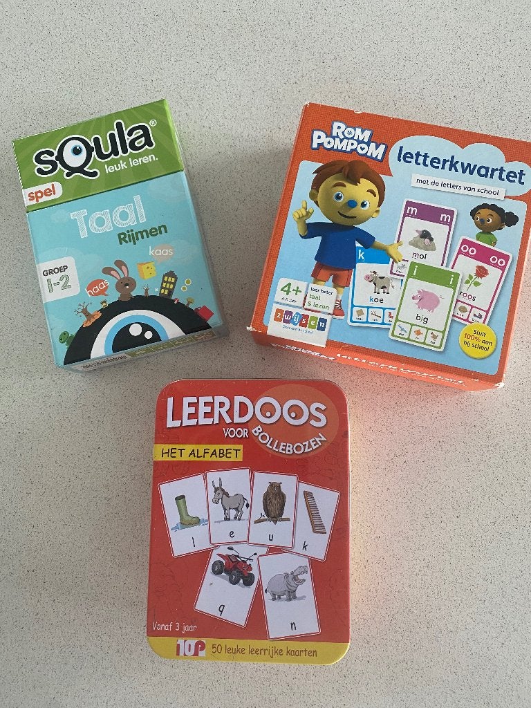 Leer en letter spelletjes, Ophalen, Gebruikt