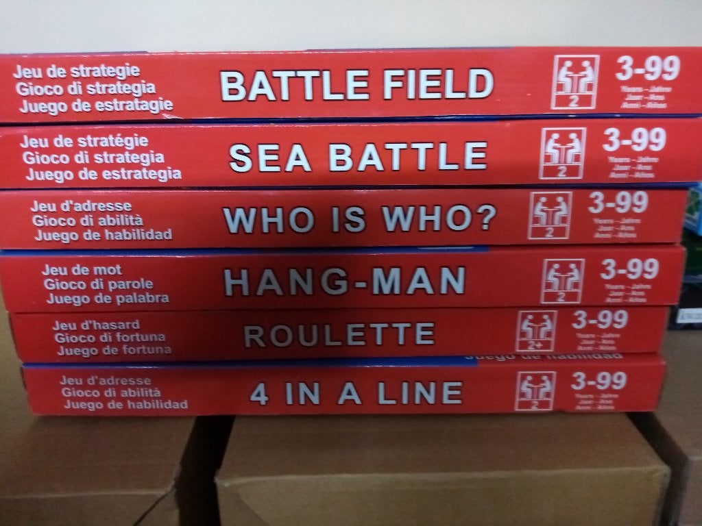gezelschapsspellen 6 stuks nieuw, Ophalen, Nieuw