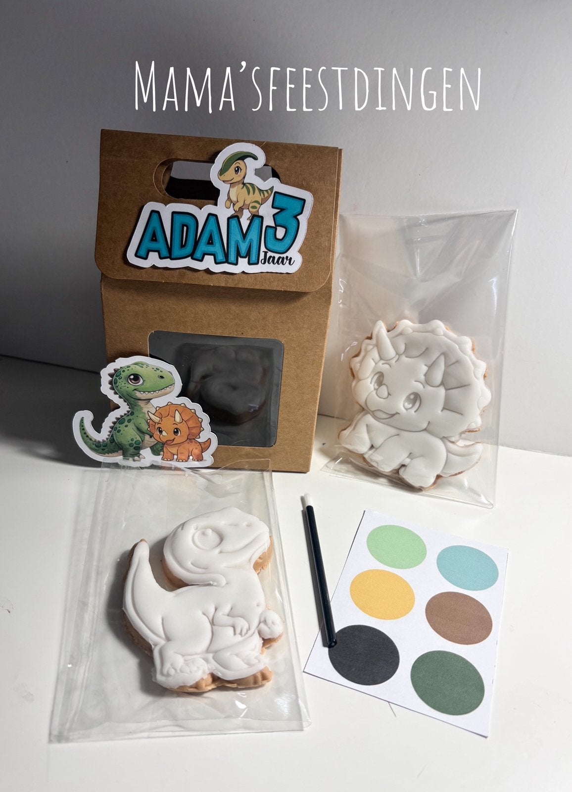 Traktatie verf je cookie in  gepersonaliseerde box  box, Ophalen of Verzenden, Nieuw