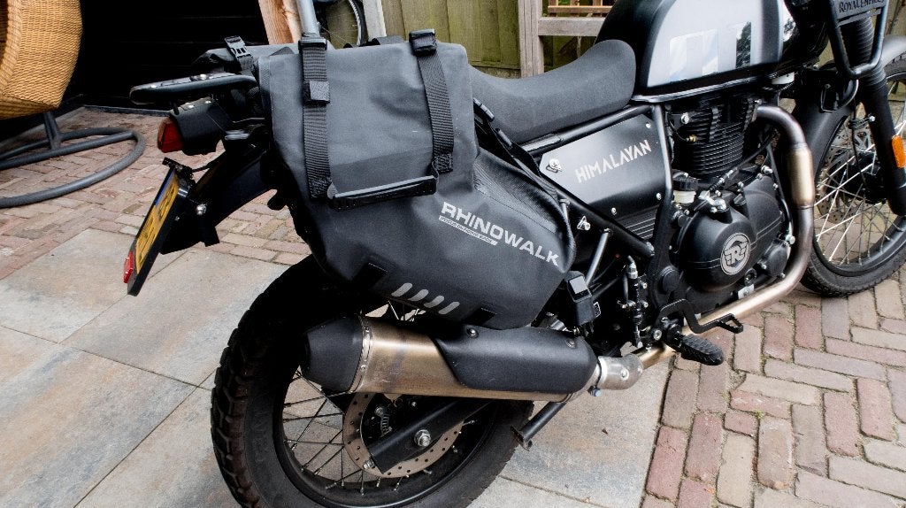 Rhinowalk Zadeltas voor Motor, Ophalen, Zo goed als nieuw