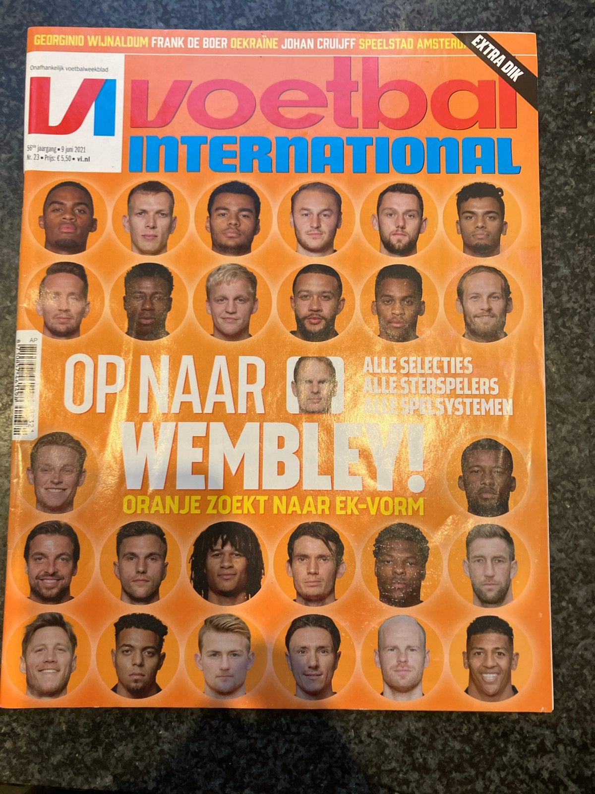 Voetbal International Magazine - Op naar Wembley! EK-vorm, Boeken, Ophalen of Verzenden, Gelezen