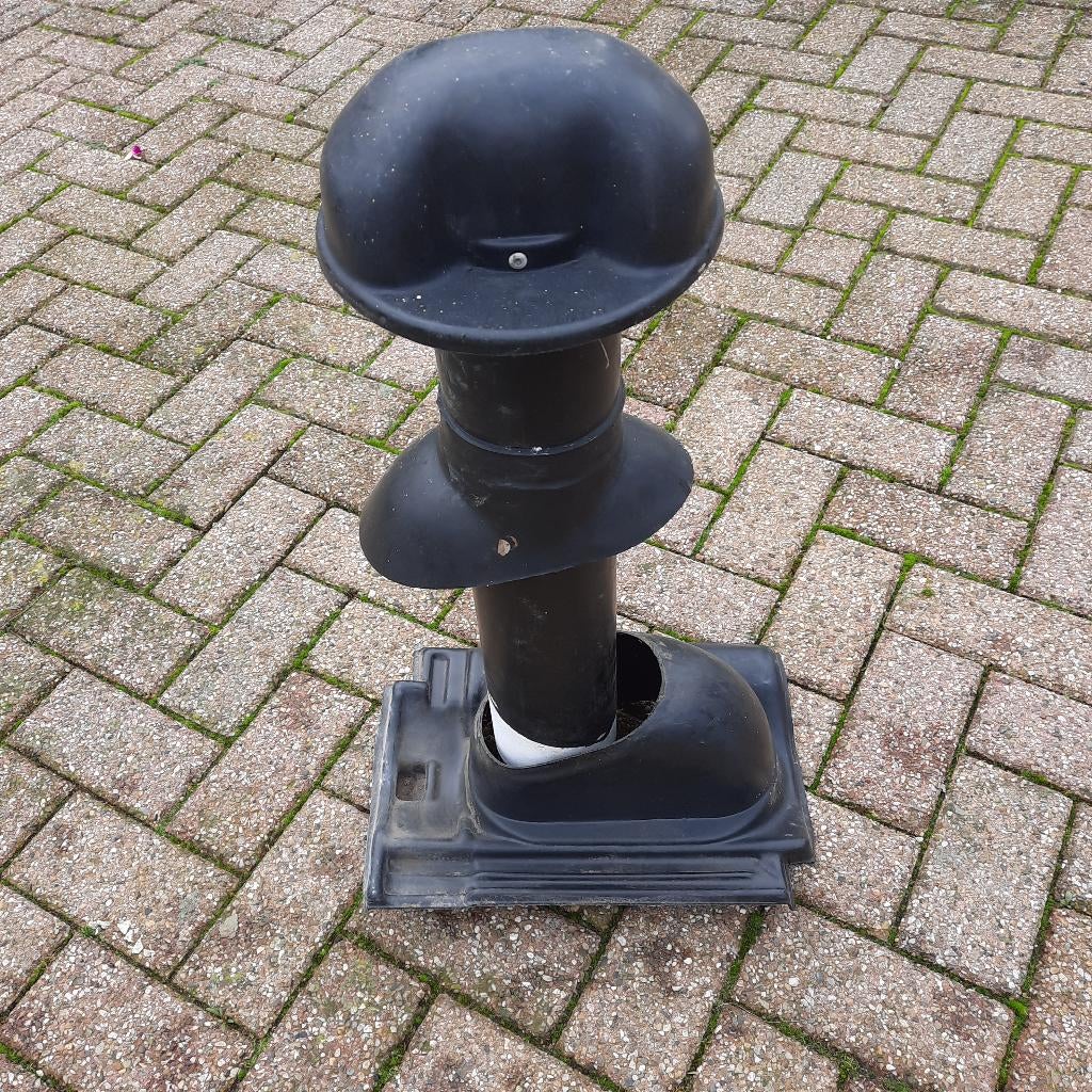 Dak doorvoerpijp zwart PVC, Kunststof, Zwart, Overige typen, Ophalen of Verzenden