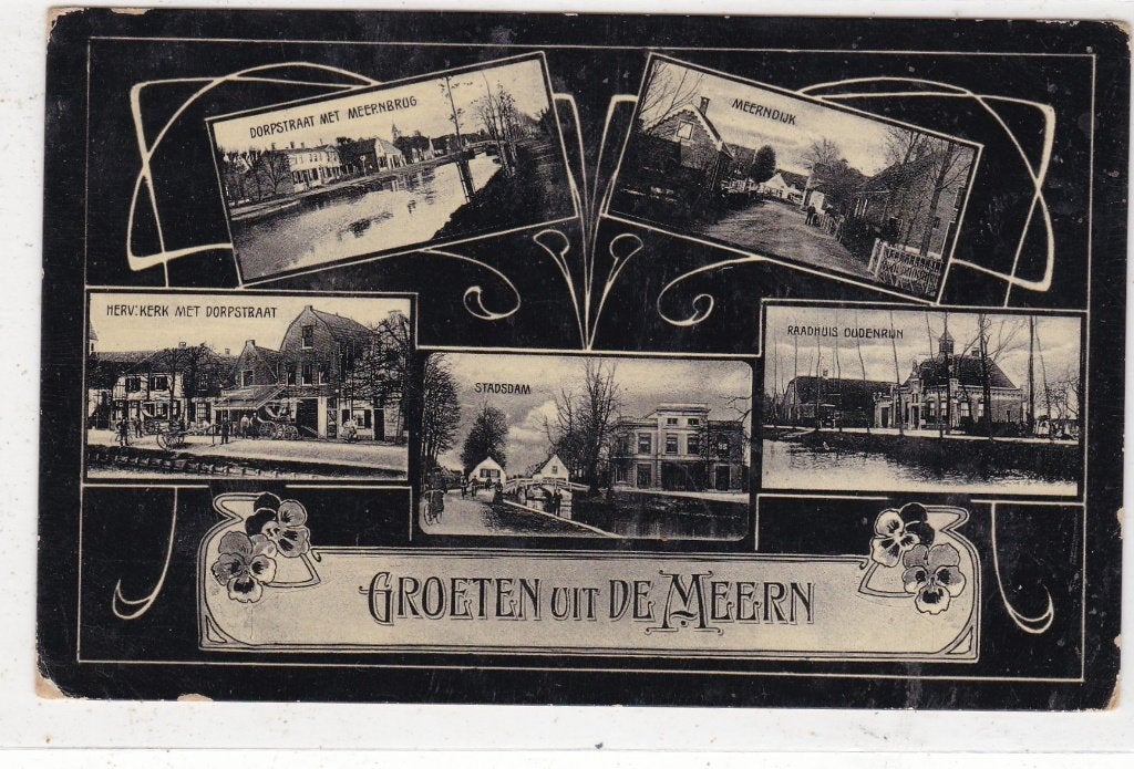 De Meern-5 luik 1908, Verzenden, Voor 1920, Gelopen, Utrecht