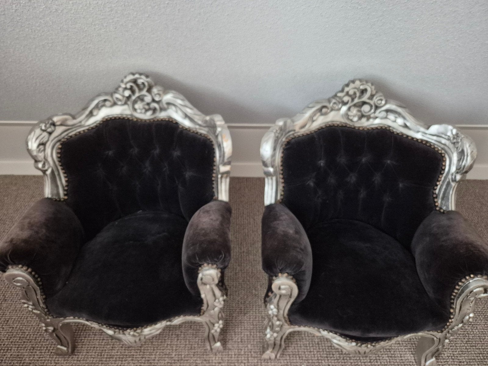 Prinsessen stoel / kinder fauteuil, Ophalen, Hout, Minder dan 50 cm, Gebruikt