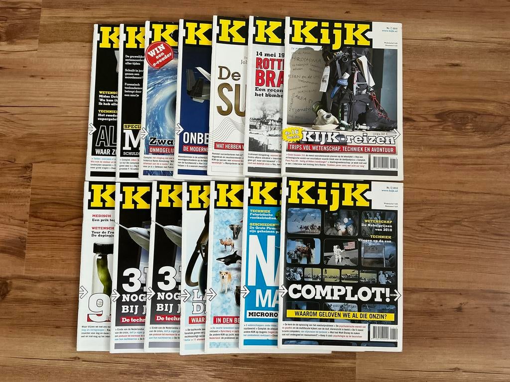 Complete jaargang KIJK magazine 2010, Boeken, Tijdschriften en Kranten, Ophalen of Verzenden, Gelezen, Wetenschap en Natuur