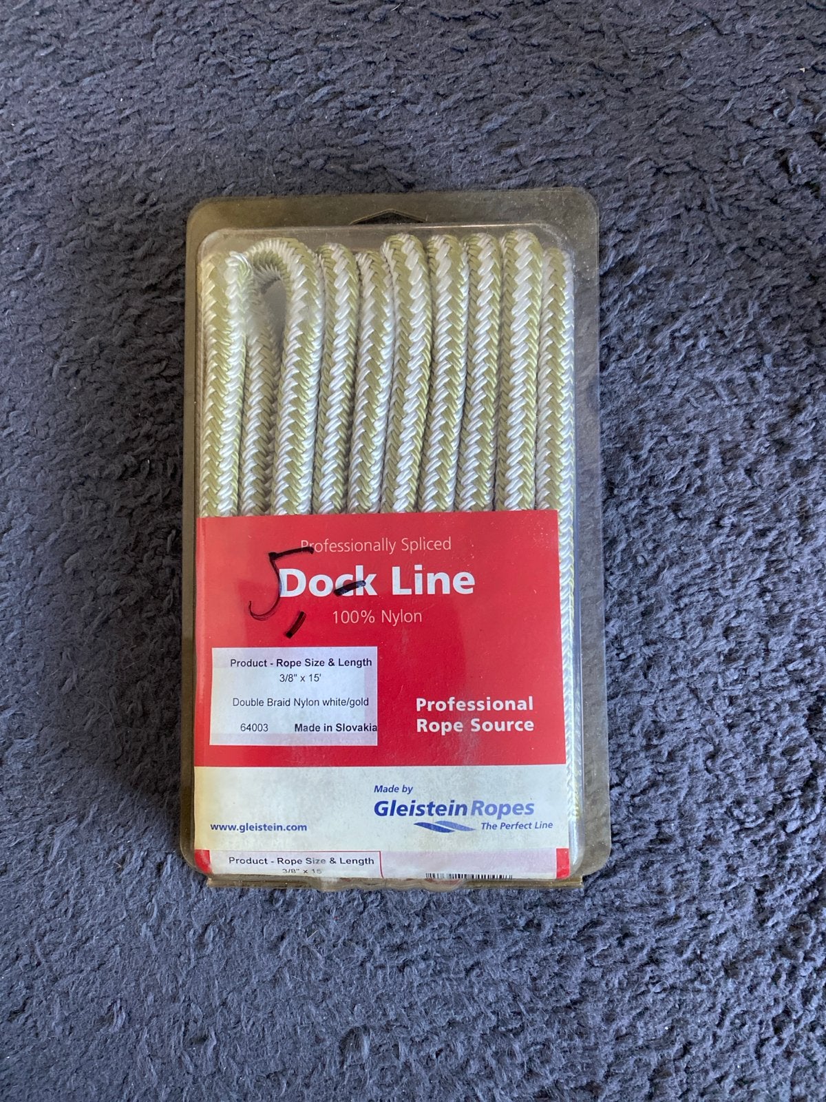 Gleistein Ropes Dock Line - Nieuw, Watersport en Boten, Ophalen of Verzenden, Nieuw, Lijn of Blok