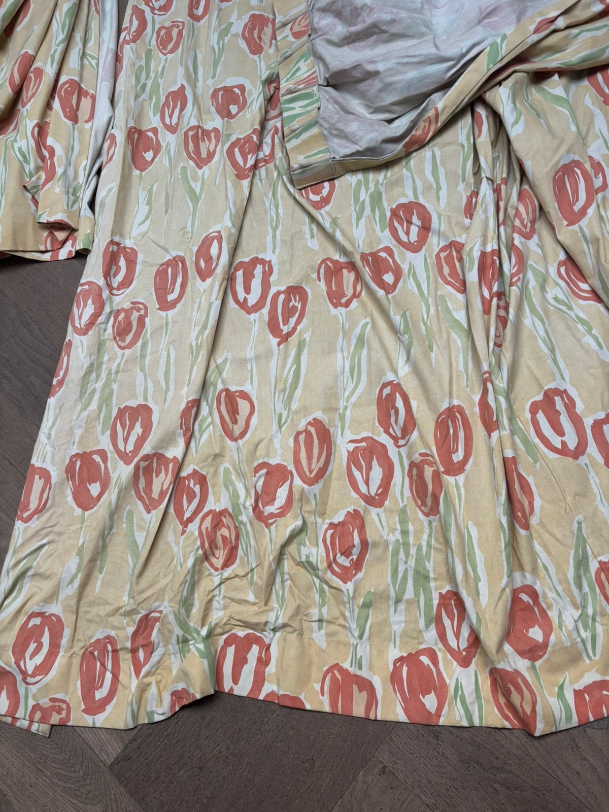 Leuke vintage gordijnen, Met haken, Overige merken, Ophalen of Verzenden, Zo goed als nieuw