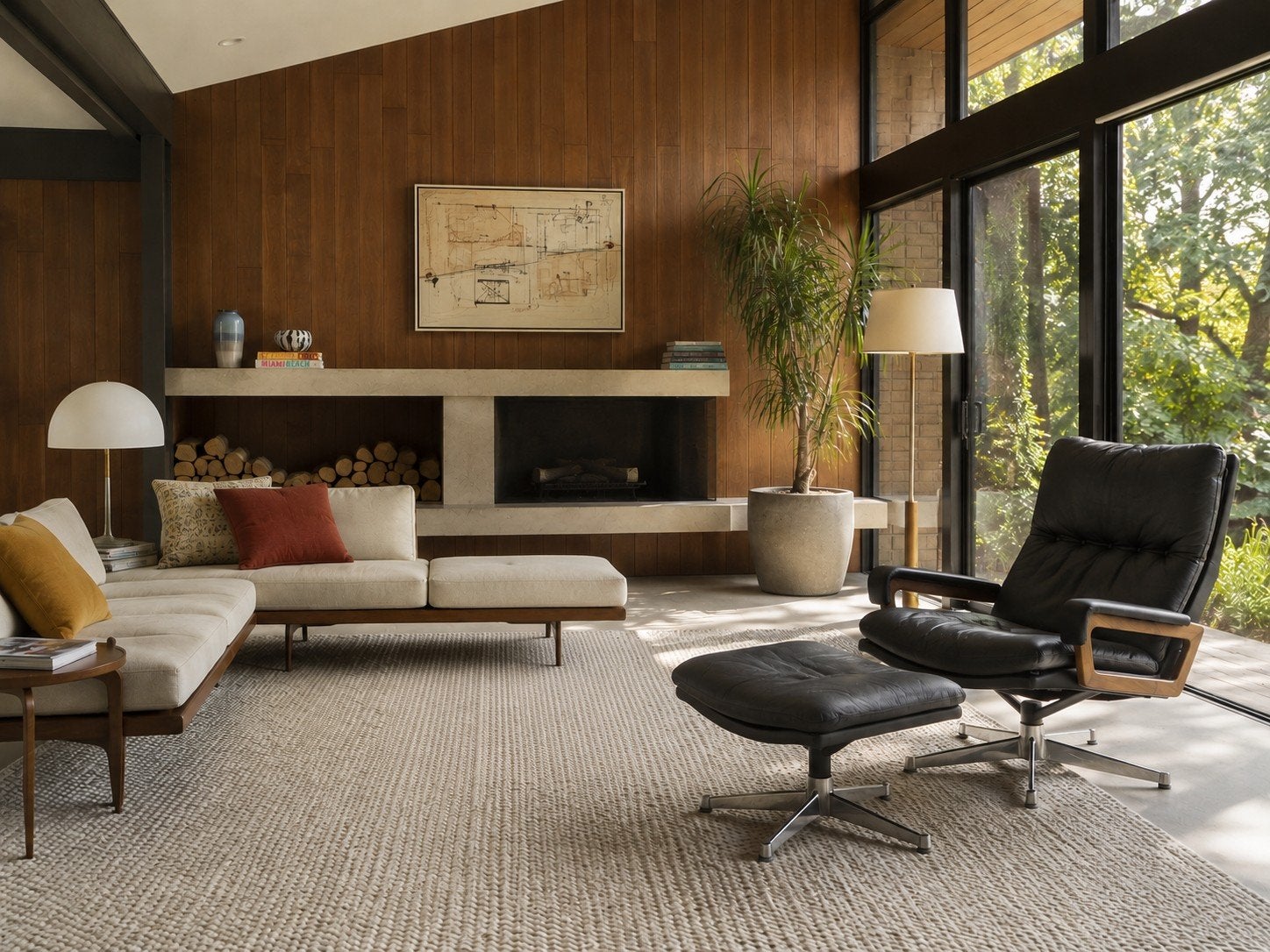 Strässle King Chair 1968 (alternatief voor Vitra Eames), Ophalen of Verzenden, Zo goed als nieuw, 75 tot 100 cm, 50 tot 75 cm