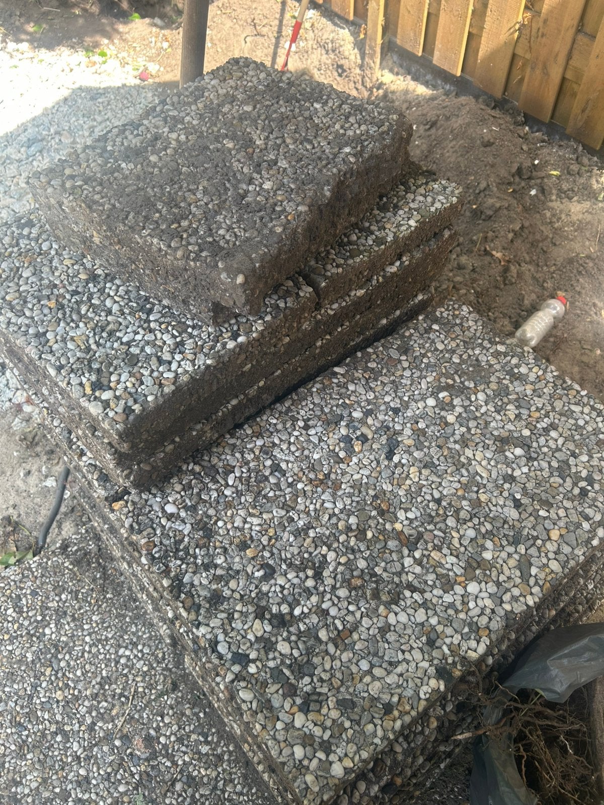Tuin tegels, Tuin en Terras, Ophalen, Gebruikt, Minder dan 10 meter