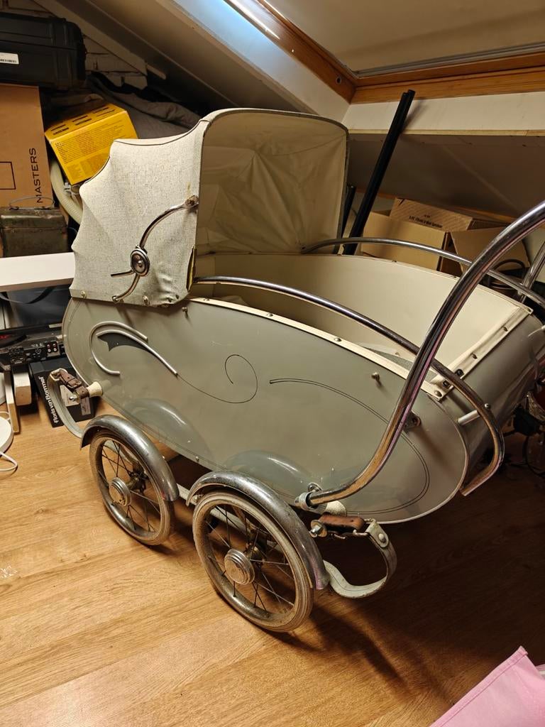 Vintage Tuttmer Kinderwagen - Klassieke Stijl, Gebruikt, Met reiswieg, Ophalen, Kinderwagen
