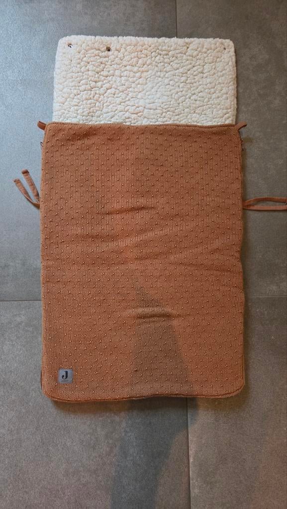 Jollein voetenzak bruin/koper met teddy voering, Ophalen, Gebruikt, 70 tot 85 cm, Overige typen
