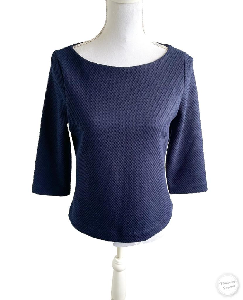 Mooie top van Purdey S/M, Kleding | Dames, Tops, Zo goed als nieuw, Maat 36 (S), Blauw, Lange mouw, Ophalen of Verzenden