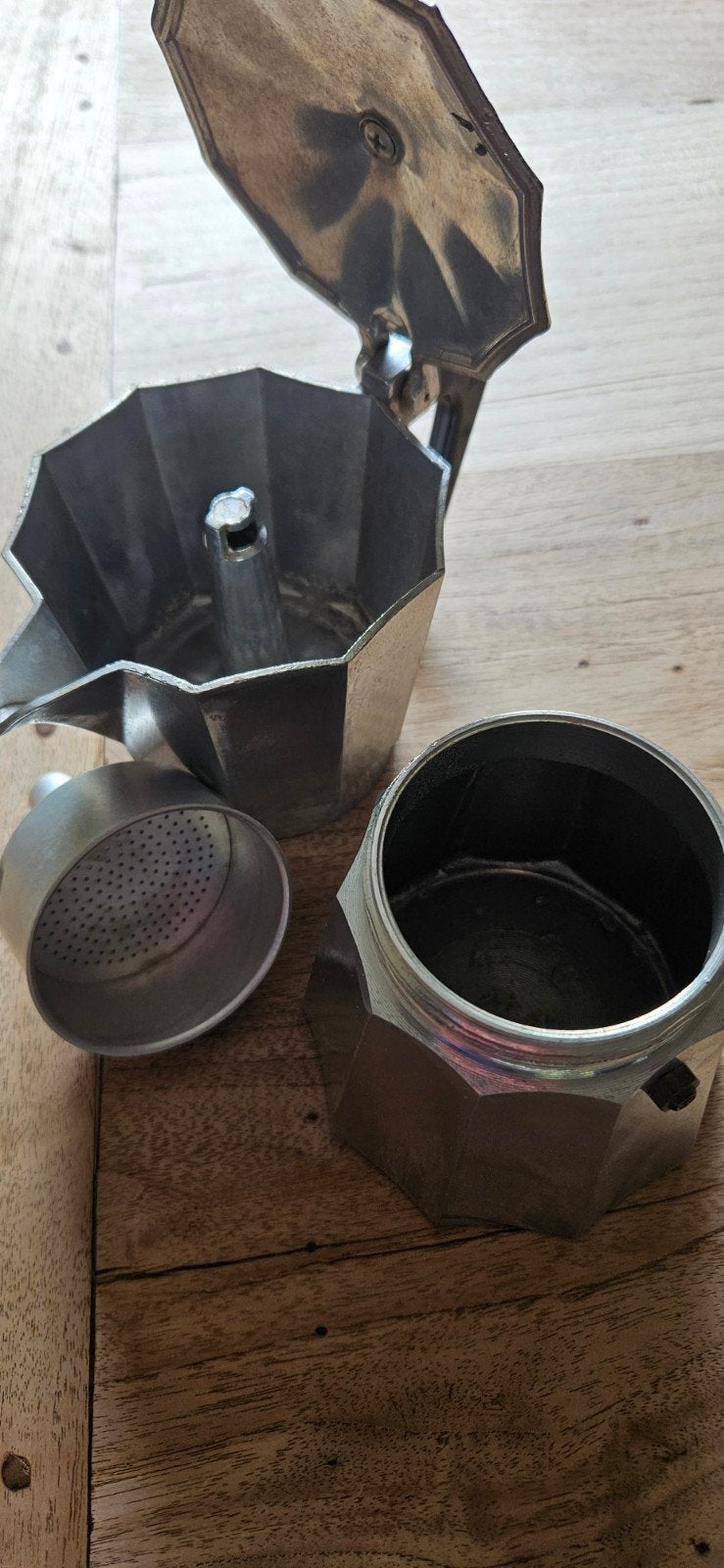 Moka Express percolator voor heerlijke koffie, Overige modellen, Gemalen koffie, Ophalen of Verzenden, Zo goed als nieuw