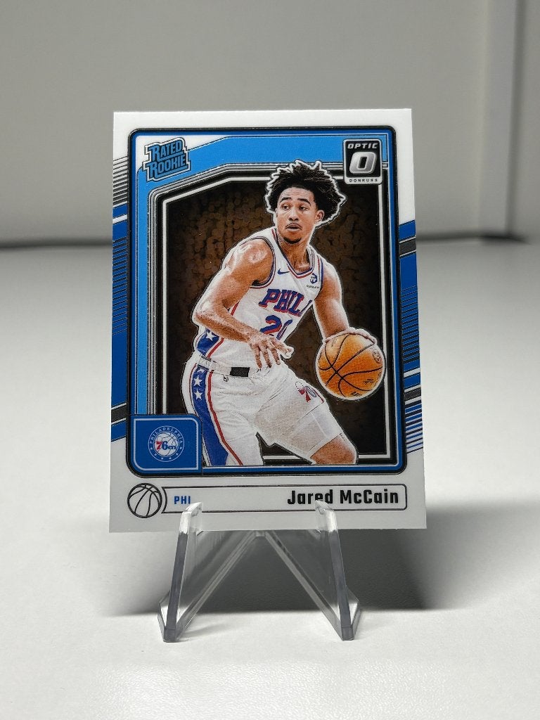 Panini optic NBA rated rookie Jared McCain Sixers kaart, Ophalen of Verzenden, Zo goed als nieuw, Plaatje