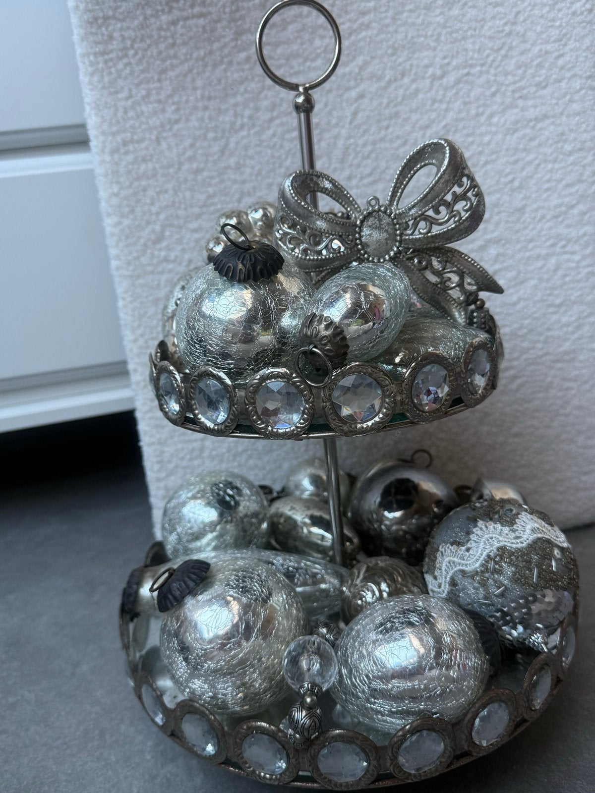 Etagiere kerstballen, Diversen, Ophalen of Verzenden