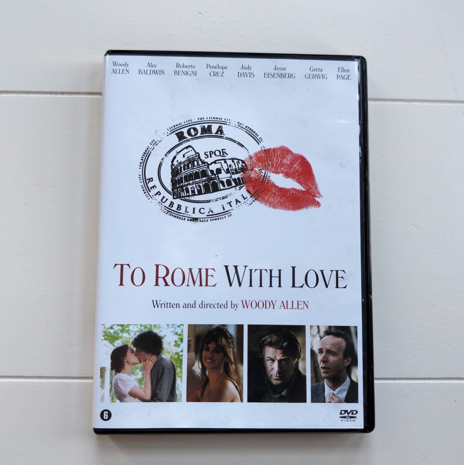 To Rome with Love (2012) DVD Woody Allen, Cd's en Dvd's, Dvd's | Filmhuis, Alle leeftijden, Ophalen of Verzenden, Zo goed als nieuw