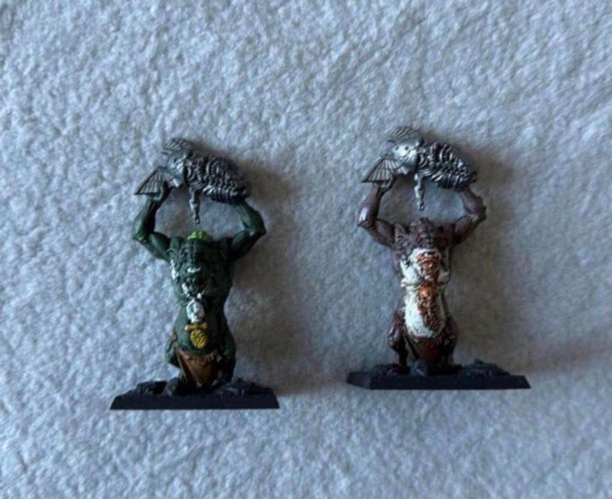 Warhammer TOW Goblin trolls per stuk, Hobby en Vrije tijd, Ophalen of Verzenden, Zo goed als nieuw, Warhammer
