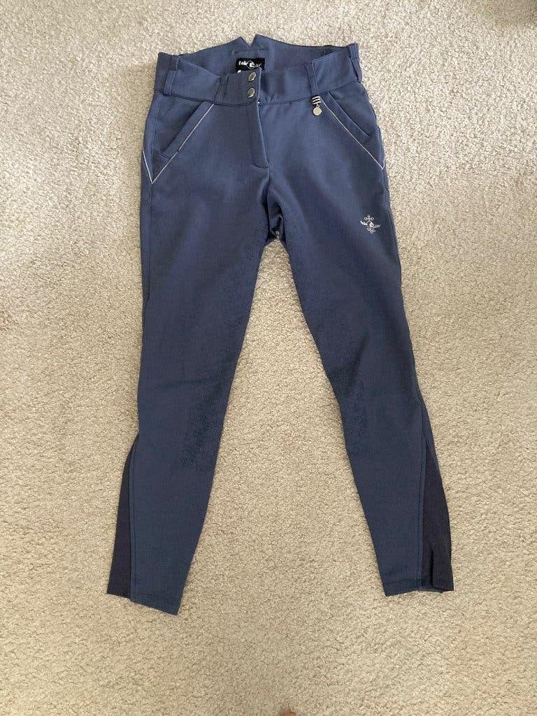 Paardrijbroek/ Jodhpur, Ophalen, Blauw, Met stretch, Zo goed als nieuw