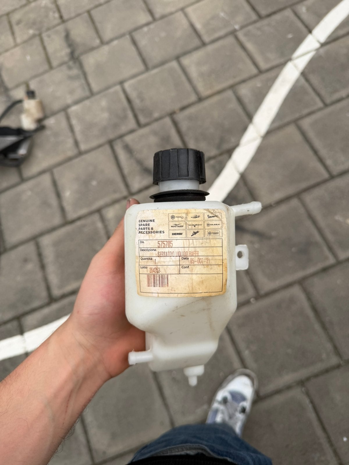 Orginele Zip SP Koelvloeistof tank, Fietsen en Brommers, Ophalen of Verzenden, Zo goed als nieuw, Tank, Piaggio