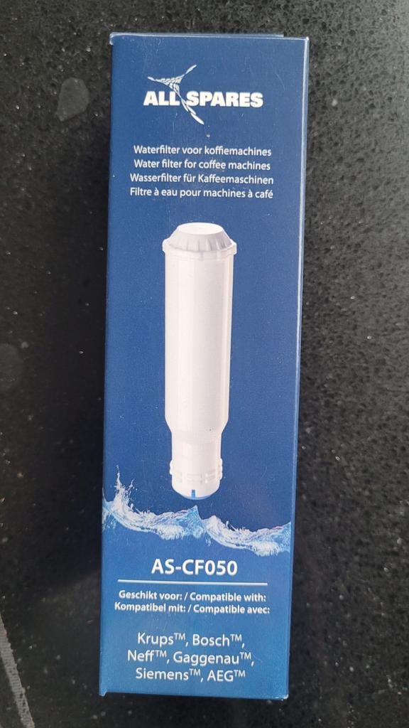 All Spares waterfilter voor koffiemachines, Ophalen of Verzenden, Nieuw