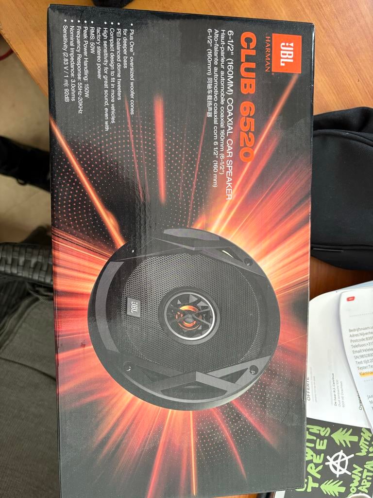 JBL Club 6520 Auto Speaker - Nieuw in Doos, Ophalen, Nieuw