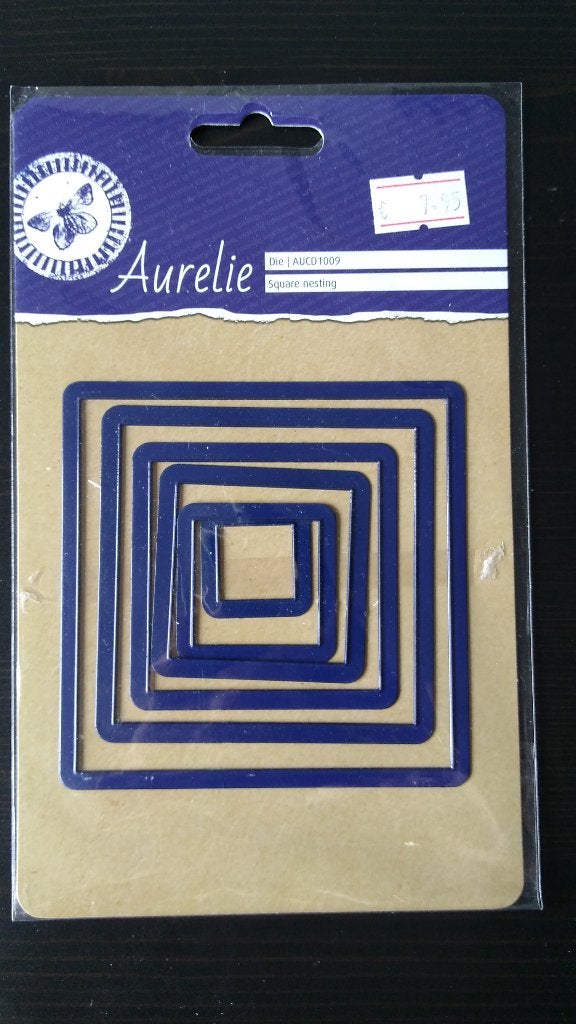 NIEUW Aurelie, square nesting, vierkante snijmallen., Ophalen of Verzenden, Nieuw, Overige thema's, Overige typen