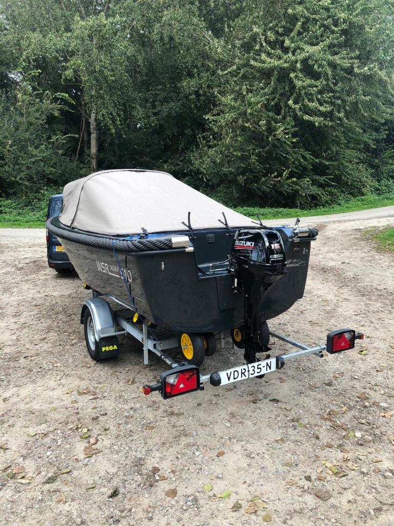 Sloep WSR 510 + trailer!, Watersport en Boten, Zonnedek, Overige typen, 15 pk, 5 m