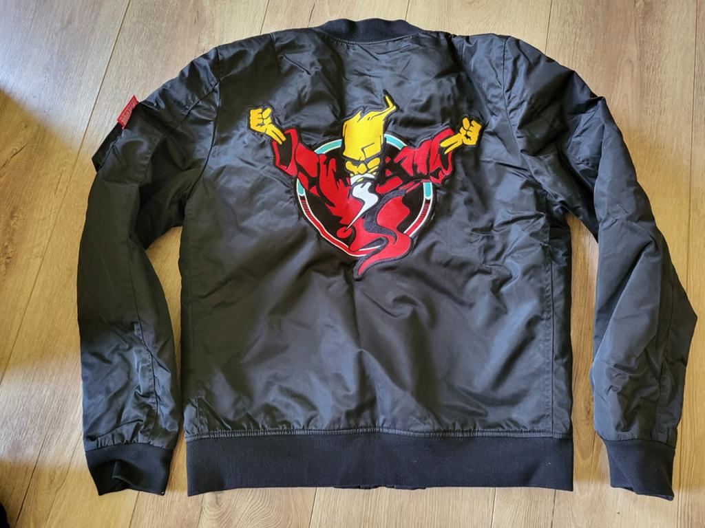 Thunderdome die hard bomberjacket, Ophalen of Verzenden, Zo goed als nieuw, Maat 56/58 (XL), Zwart