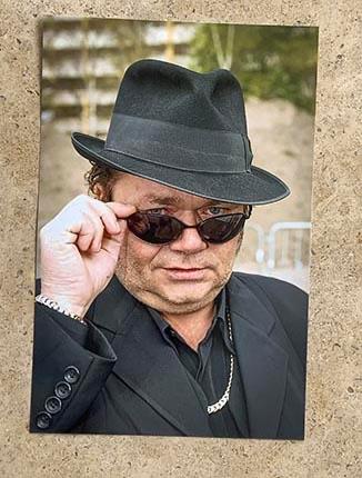 Org kleurenfoto 20x30 cm Andre Hazes + zonnebril 08-06-2002, Verzamelen, Verzenden, Nieuw, Foto of Kaart