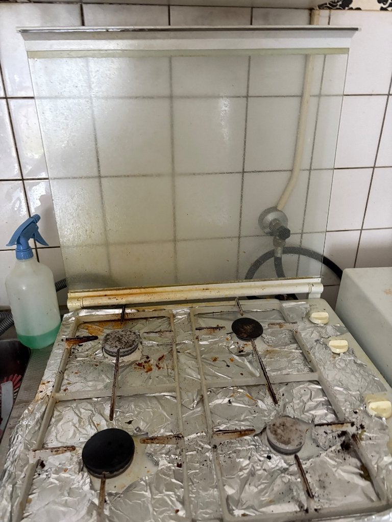 4-pits gasfornuis / gaskookplaat, Witgoed en Apparatuur, Kookplaten, Ophalen, Gebruikt, 4 kookzones, Gas