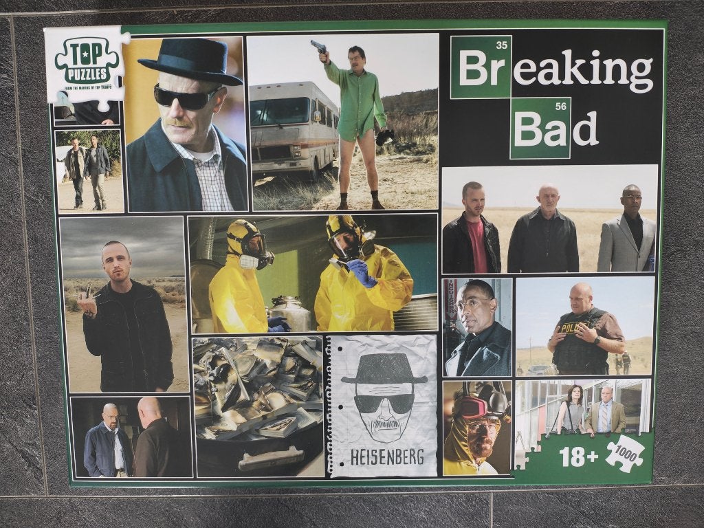 Breaking Bad legpuzzel (1000), Ophalen, 500 t/m 1500 stukjes, Zo goed als nieuw, Legpuzzel