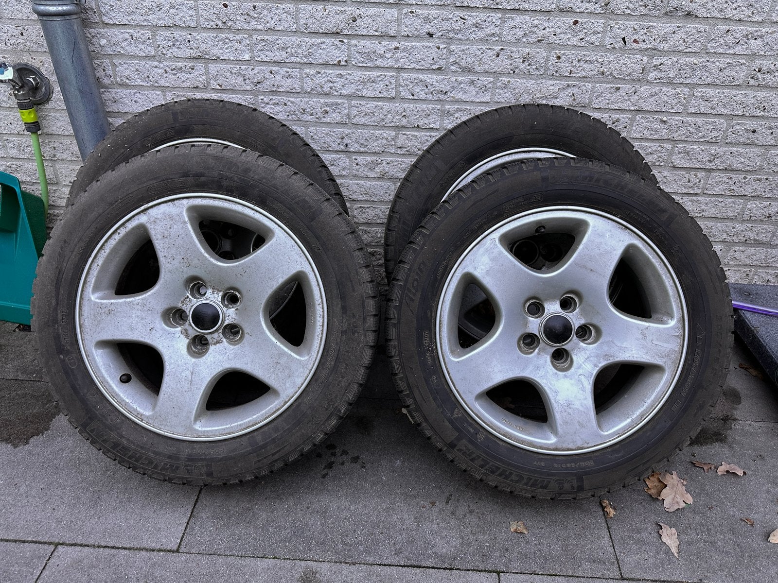 16 inch lichtmetalen velgen 5x100 7J ET35 16”, Ophalen, Gebruikt, 16 inch, Banden en Velgen