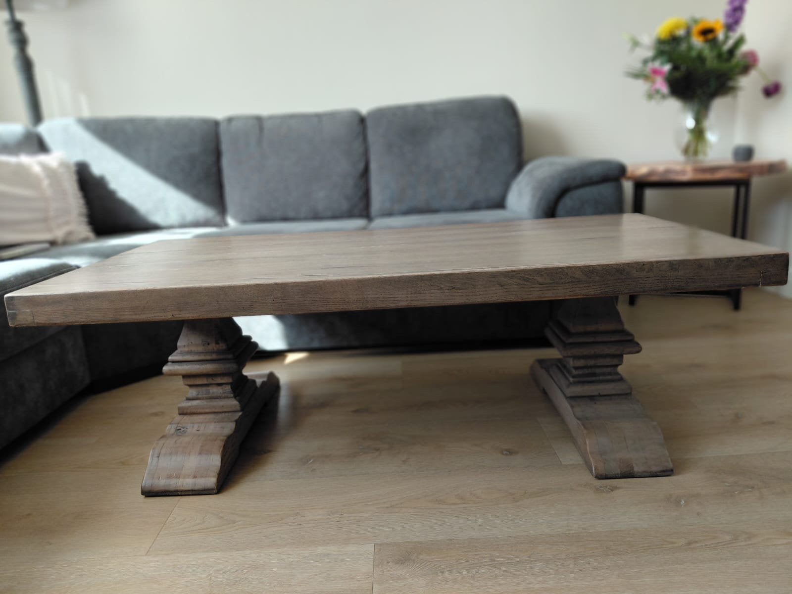 Eiken salontafel, Ophalen, Zo goed als nieuw