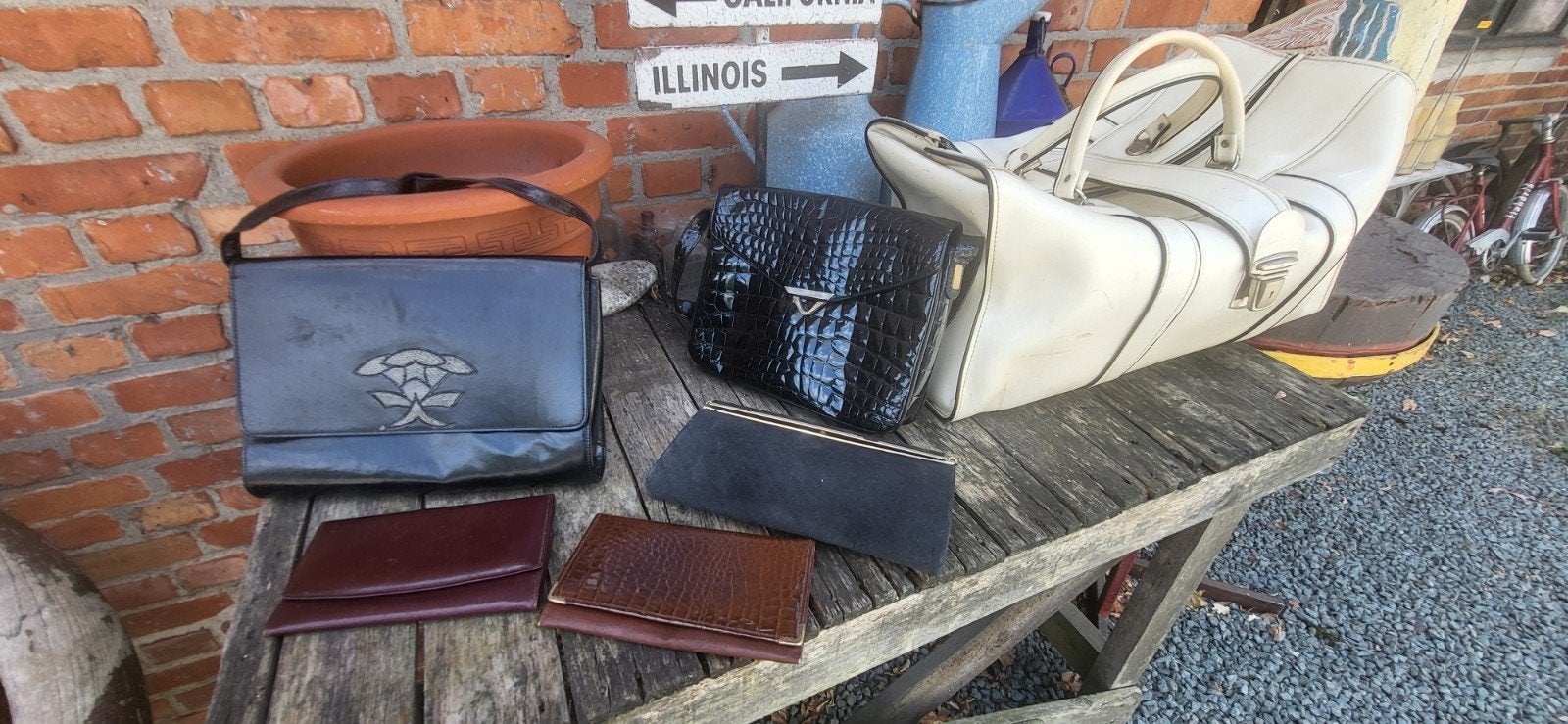 Vintage Retro Weekendtas, Handtasjes & Portefeuil, Antiek en Kunst, Ophalen of Verzenden