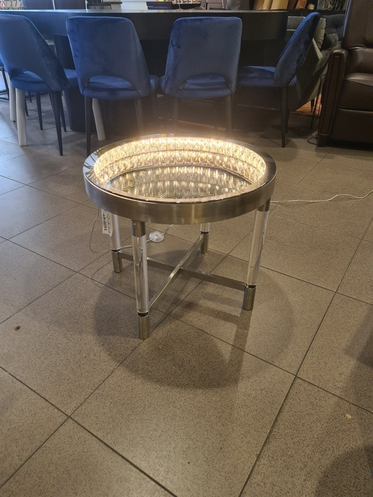 nieuwe Richmond verlichte bijzettafel rond 60cm spiegel €375, Ophalen, ., Nieuw, Landelijk